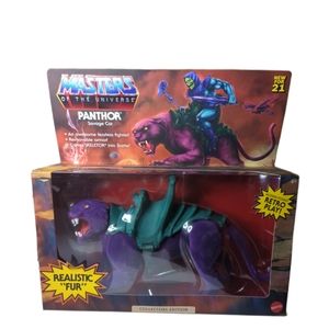 MATTEL RETRO MASTER OF THE UNIVERSE PANTHOR SAVAGE CAT HE-MAN